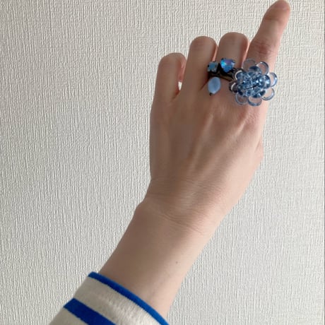 〖RINGSET〗ライトブルーリングセット