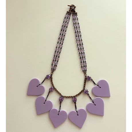 カナミビジュー♡ネックレス〜ハートです カナミビジュー♡ネックレス〜ハートです かわいいお嬢様にも