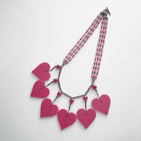 〖NECKLACE〗ピンクハートネックレス