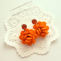 〖PIERCE･EARRINGS〗マリーオレンジピアス・イヤリング