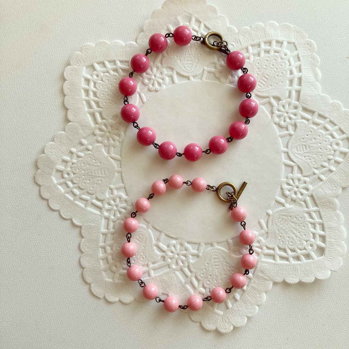 BRACELET〗ジョイント用ブレスレット ピンク | Kanami bijoux