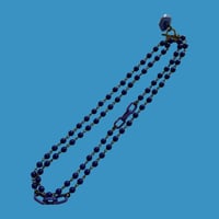 〖NECKLACE〗ボリュームロングネックレス　ネイビー