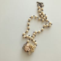 〖NECKLACE〗ベージュのクマネックレス