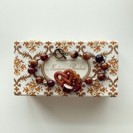 〖BRACELET〗プレッツェル×コーヒーブレスレット