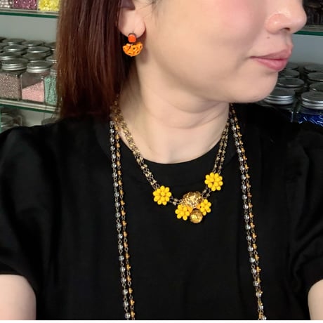 〖PIERCE･EARRINGS〗小花ふるふるピアス・イヤリング