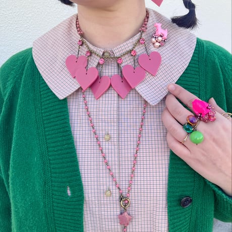 〖NECKLACE〗ピンクハートネックレス