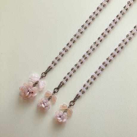 〖NECKLACE〗ピンクマリーネックレス