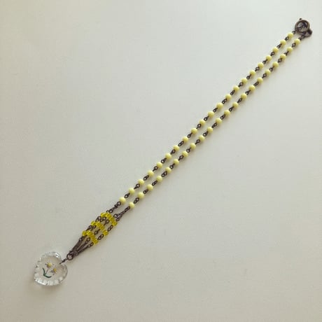 〖NECKLACE〗エーデルワイス　インタリオネックレス