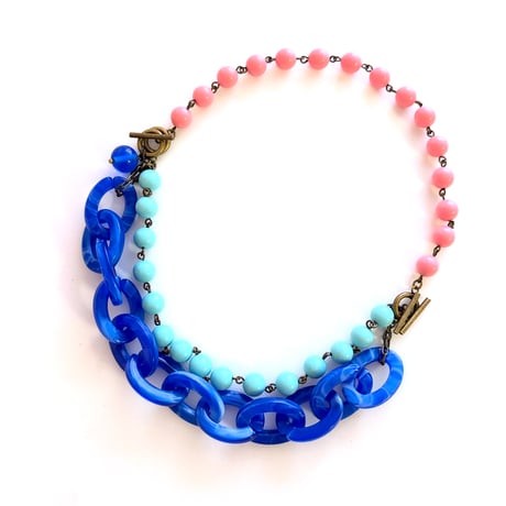 カナミビジュー✩リボンのクリスタルネックレス✩ブレスレット カナミビジュー Kanami bijoux | リボンネックレス🎀 腕に巻いて