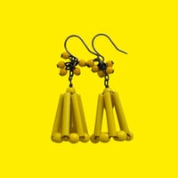 〖PIERCE･EARRINGS〗イエローアンブレラピアス・イヤリング