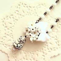 〖NECKLACE〗リボンぶーにゃんネックレス