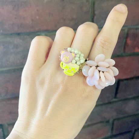 〖RING〗マリーリング オパールピンク