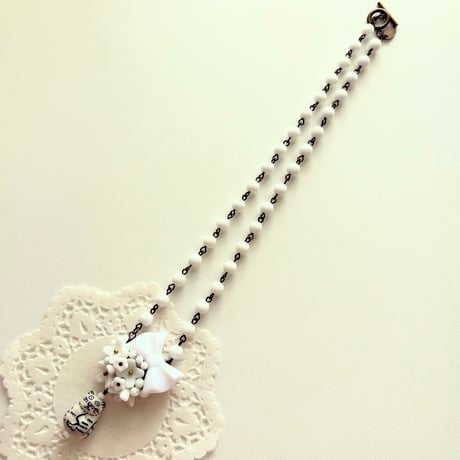 〖NECKLACE〗リボンぶーにゃんネックレス