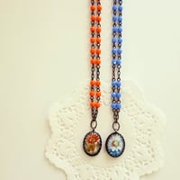 〖NECKLACE〗ヴィンテージショートオーバルネックレス