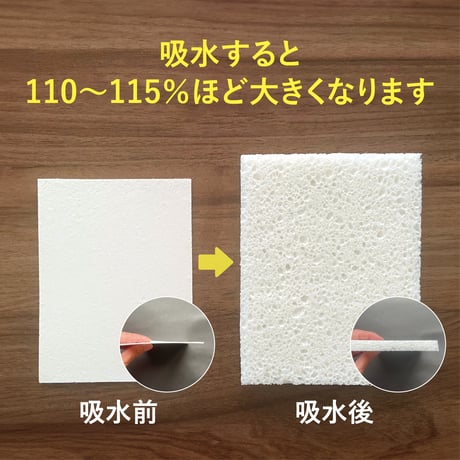 木からうまれたキッチンスポンジ