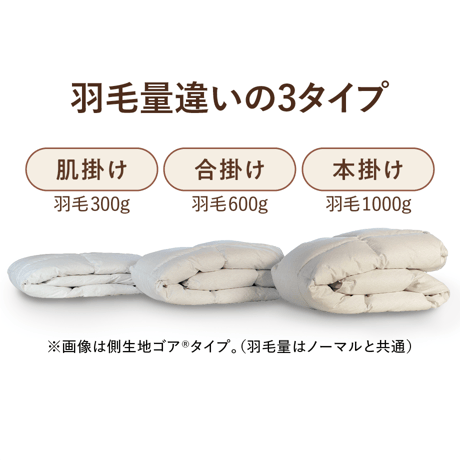 コットンサテン羽毛布団
