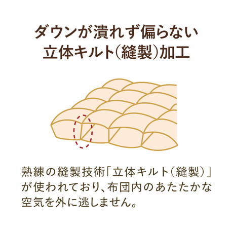 ゴア® 羽毛布団