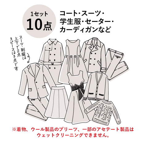 ウェットクリーニング 衣類