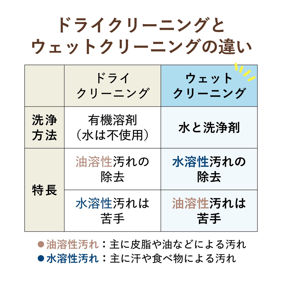 ウェット クリーニング と は