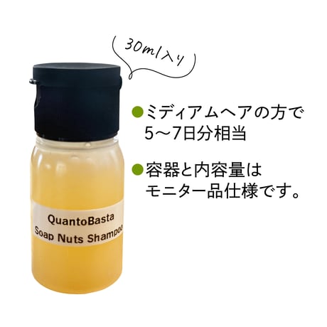 ※発送条件あり【限定30個】SOAP NUTS SHAMPOO（モニター品）