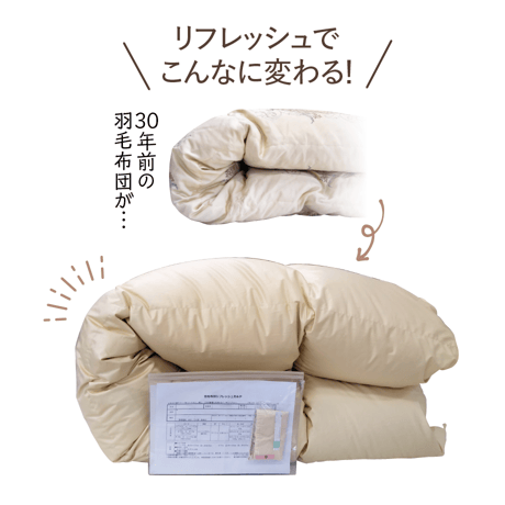 羽毛布団リフレッシュ（ゴア）