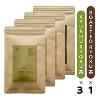 【定期便】KYUSHU RYOKU茶×３／ROASTED RYOKU茶300×１