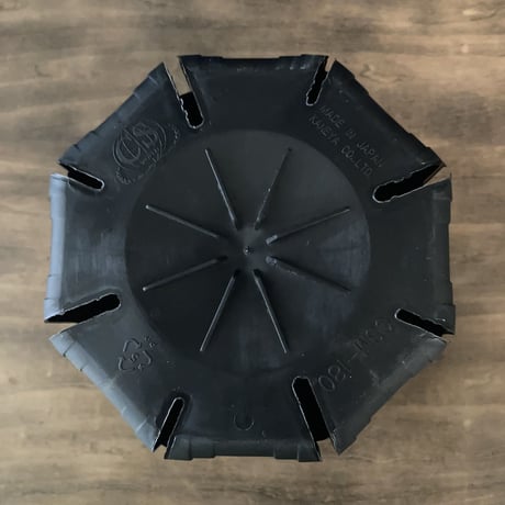 ６号  18cm    スリットポット　ＣＳＭ－１８０　特注色：黒　６個入り