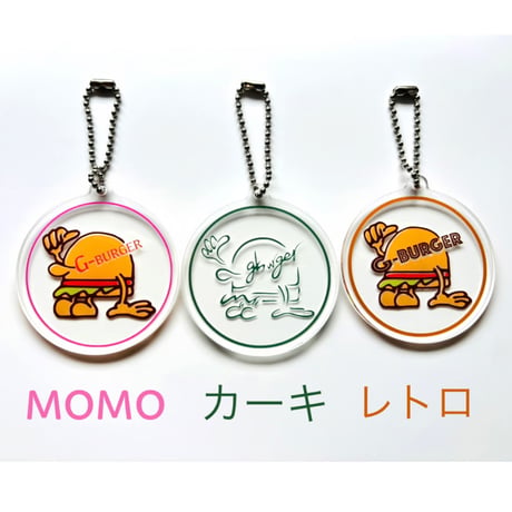 MOMO　クリアキーホルダー