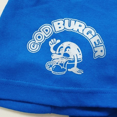 【在庫限り】ロイヤルブルー背面プリントTシャツ