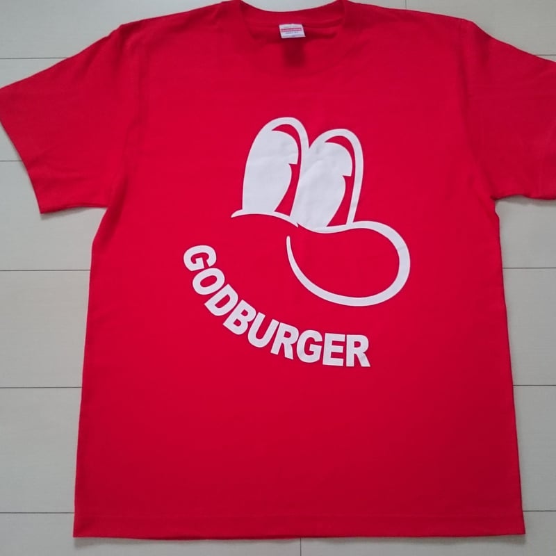ハイレッド☆限定色☆前面プリントTシャツ | G-Burger byゴッドバーガー