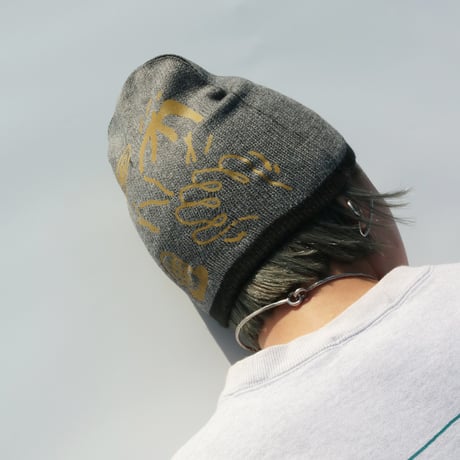 THINKING OF HAWKINS KNIT CAP / BLACK