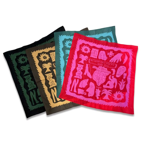HEART BANDANNA