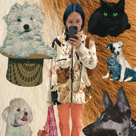 CAT&DOG FLEECE VEST