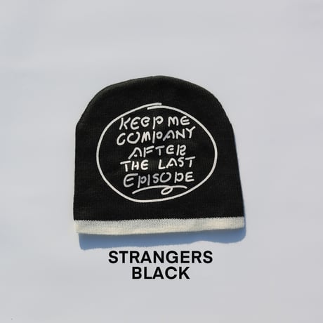STRANGERS KNIT CAP / BLACK