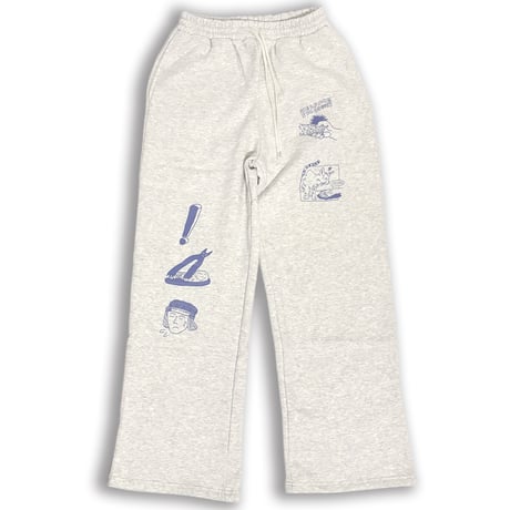 CAT&DOG BRUSHED LINING SWEAT PANTS