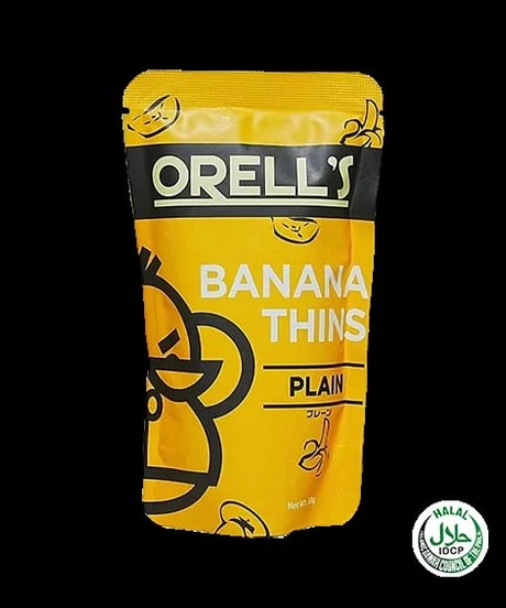 ORELL'S（オレルス）バナナチップス プレーン味 30g