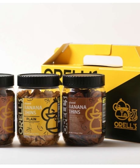 ORELL'S（オレルス）バナナチップス 3食セット100g