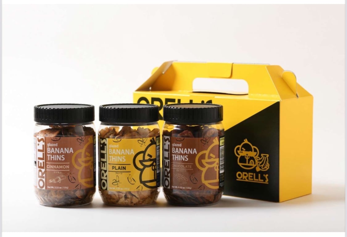ORELL'S（オレルス）バナナチップス 3食セット100g | 西部頭髪 STORE