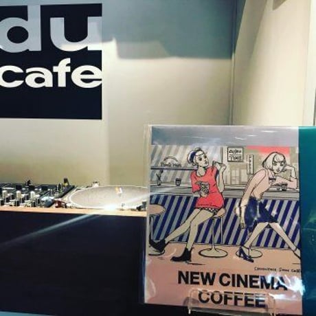 リソグラフ・レコードジャケット作品 "NEW CINEMACOFFEE・Convenience Store's Coffee"