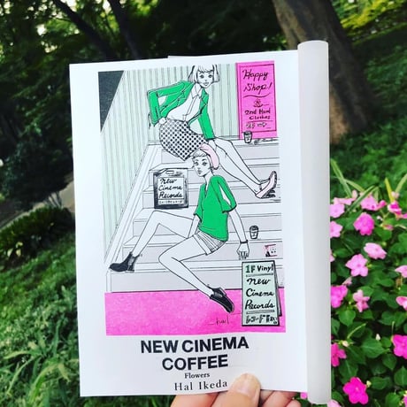 NEW CINEMA COFFEE Flowers ZINE・リソグラフ・ドローイング集
