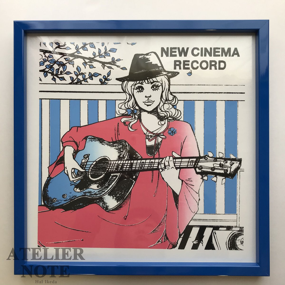 シルクスクリーン・レコードジャケット作品 “Marie's Acoustic Guitar”