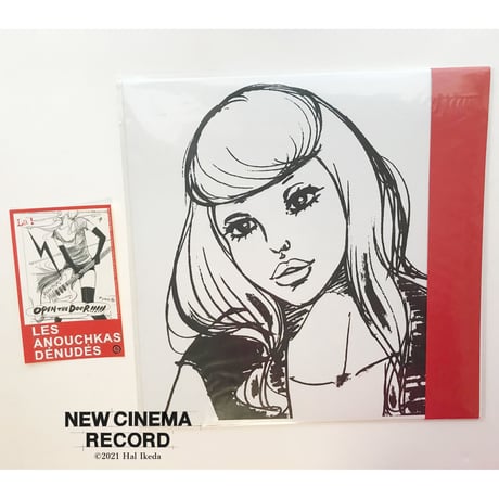 シルクスクリーン・レコードジャケット作品  "裸のアヌーシュカ・Chloé"