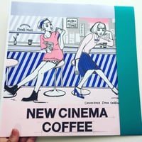リソグラフ・レコードジャケット作品 "NEW CINEMACOFFEE・Convenience Store's Coffee"