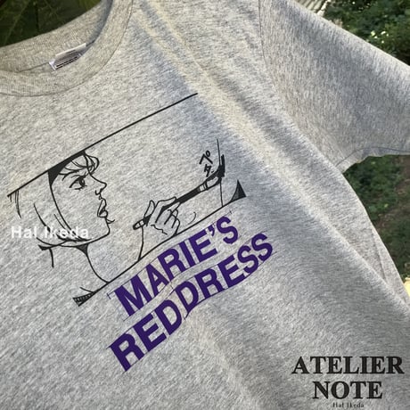 アトリエノート東京 Tシャツ「筆洗い」グレー / ATELIER NOTE TOKYO 2023 "brush wash"