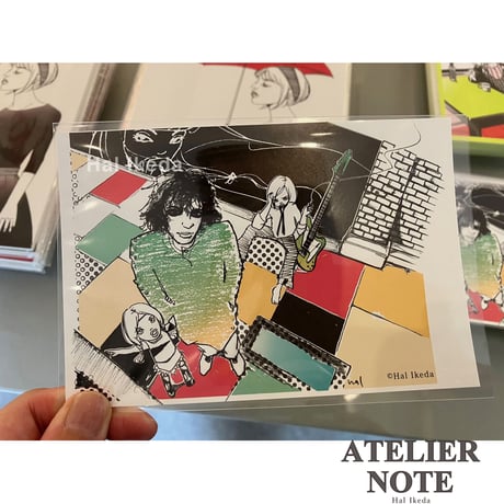 アトリエノート東京 / 大判ステッカー＆ポストカードset / ATELIER NOTE TOKYO 2023 "syd"