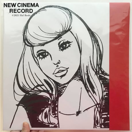 シルクスクリーン・レコードジャケット作品  "裸のアヌーシュカ・Chloé"