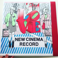 リソグラフ・レコードジャケット作品 "New Cinema Record・Love Shinjuku"