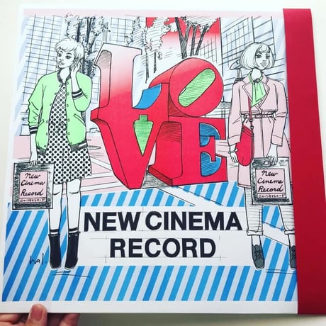 リソグラフ・レコードジャケット作品 "New Cinema Record・Love Shinjuku"