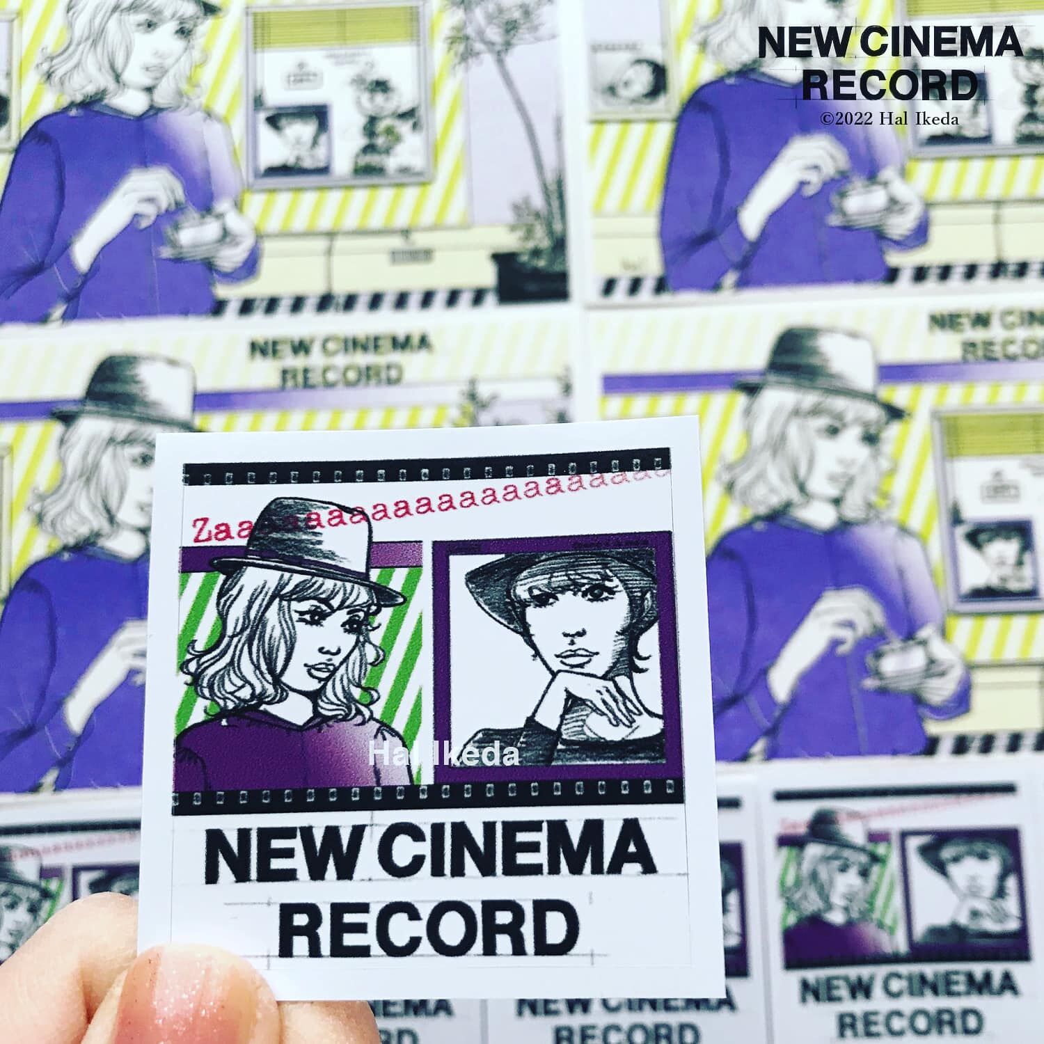 New Cinema Record リソグラフカード＆ステッカー・セット・A | Anothe