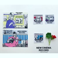 New Cinema Record リソグラフカード＆ステッカー・セット・A